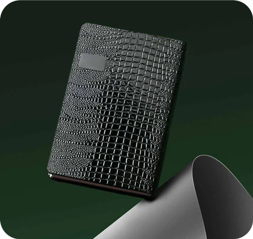 سررسید رقعی چرم نفیس (سرو)