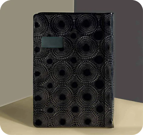 سررسید رقعی چرم نفیس فنری (آدین)