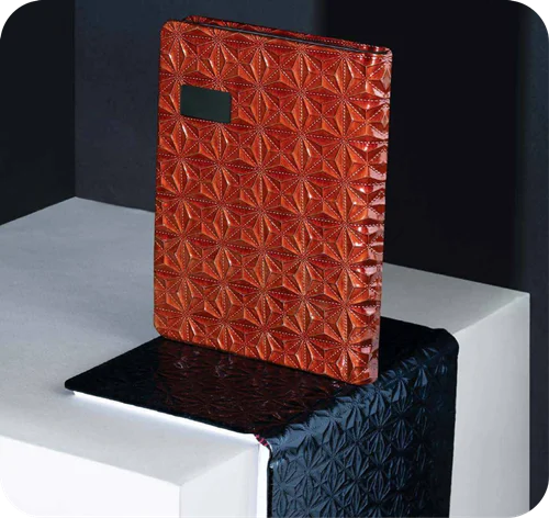 سررسید وزیری چرم نفیس (تابان)