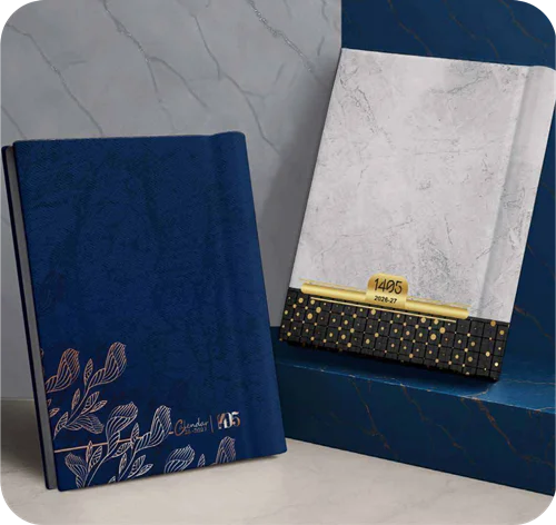 سررسید وزیری سلفون طلاکوب فنری (مهدیس / نیکاد)