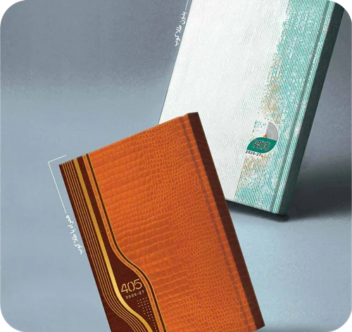 سررسید وزیری سلفون (سوین / گندم)